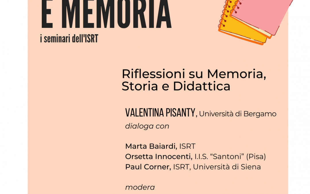 Tra Storia e Memoria. Seminario con Valentina Pisanty.
