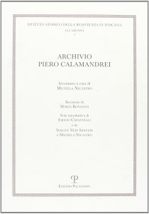 Archivio Piero Calamandrei. Inventario