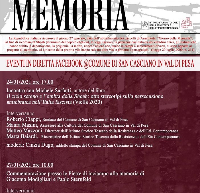 Michele Sarfatti al Giorno della Memoria del Comune di San Casciano